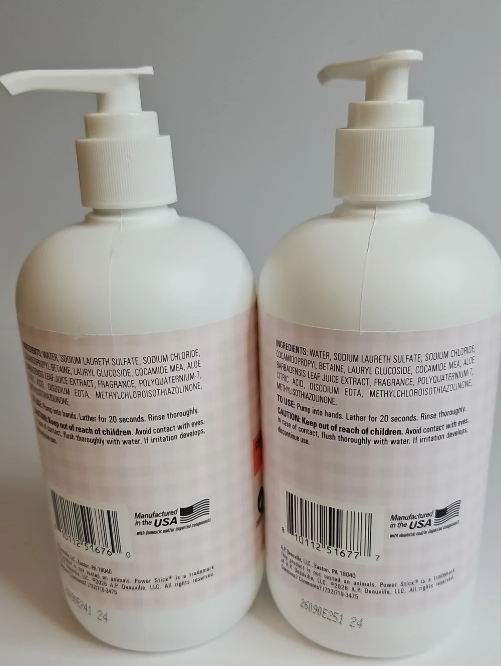 🌷POWER STICK FOR HER MOISTURIZING LIQUID HAND SOAP COLLECTION 4x